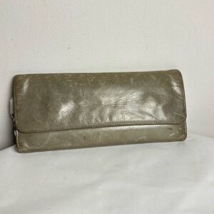 HOBO Olive Leather Wallet